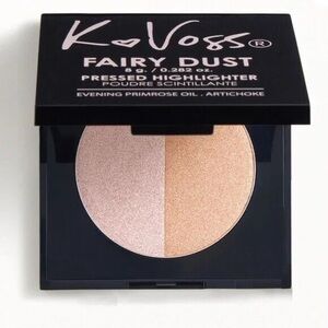 NEW BNIB- K Voss Fairy Dust Pressed Highlighter Two Tone Deluxe Palette